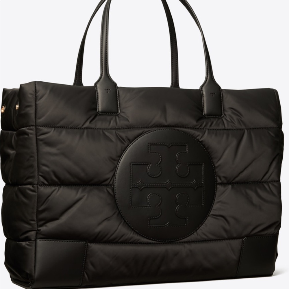 Tory Burch Puffer Black Tote